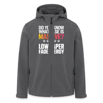 Du weißt, was Massive Meme sonst noch ist - Recycelte Männer Softshell-Jacke von Stanley/Stella - Anthrazit - Vorne - AI Model Male 185 light (185cm)