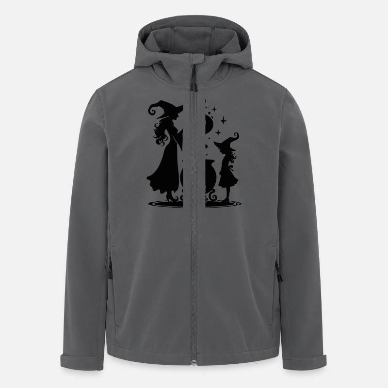 Witch Cauldron - Men’s Recycled Softshell Jacket by Stanley/Stella - anthracite