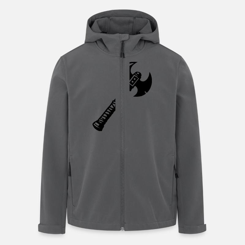 axe - Men’s Recycled Softshell Jacket by Stanley/Stella - anthracite