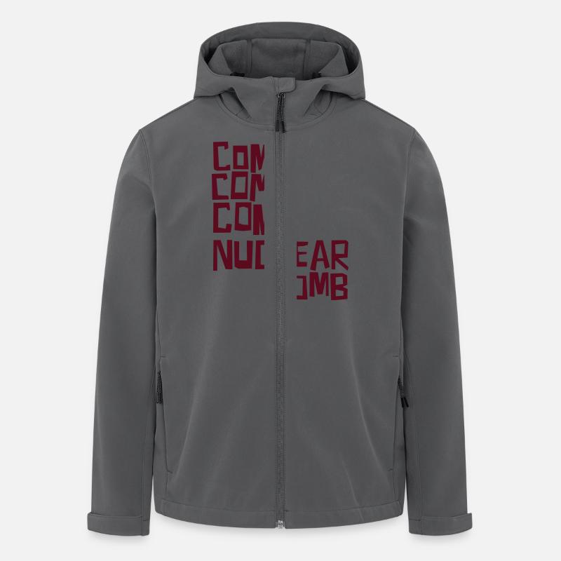 Come come come nuclear bomb - Men’s Recycled Softshell Jacket by Stanley/Stella - anthracite