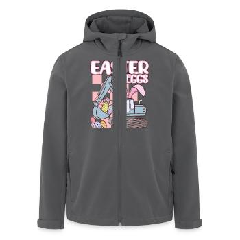 Easter eggs - Recycelte Männer Softshell-Jacke von Stanley/Stella - Anthrazit - Vorne - AI Model Male 185 light (185cm)