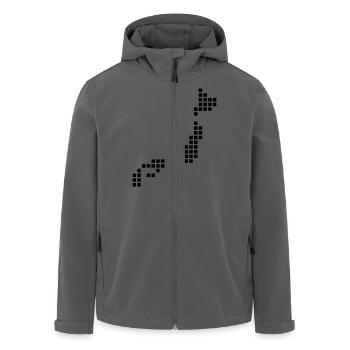 Japan - Recycelte Männer Softshell-Jacke von Stanley/Stella - Anthrazit - Vorne - AI Model Male 185 light (185cm)