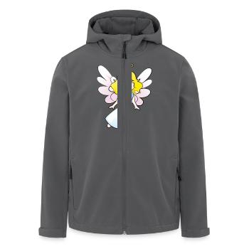 Engel - Recycelte Männer Softshell-Jacke von Stanley/Stella - Anthrazit - Vorne - AI Model Male 185 light (185cm)
