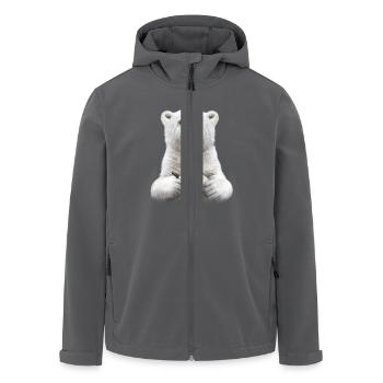 BARISTA (EBENE) - Recycelte Männer Softshell-Jacke von Stanley/Stella - Anthrazit - Vorne - AI Model Male 185 light (185cm)