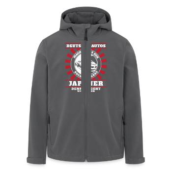Ich fahre Japaner - Recycelte Männer Softshell-Jacke von Stanley/Stella - Anthrazit - Vorne - AI Model Male 185 light (185cm)
