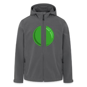 Weihnachtskugel Grün - Recycelte Männer Softshell-Jacke von Stanley/Stella - Anthrazit - Vorne - AI Model Male 185 light (185cm)