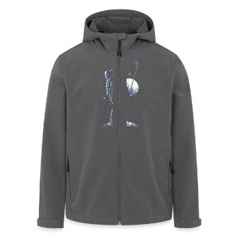 Astronaut - Recycelte Männer Softshell-Jacke von Stanley/Stella - Anthrazit - Vorne - AI Model Male 185 light (185cm)