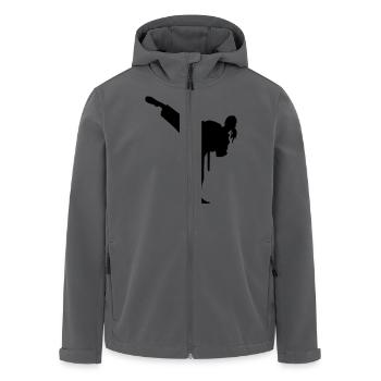Kampfsport female de - Recycelte Männer Softshell-Jacke von Stanley/Stella - Anthrazit - Vorne - AI Model Male 185 light (185cm)
