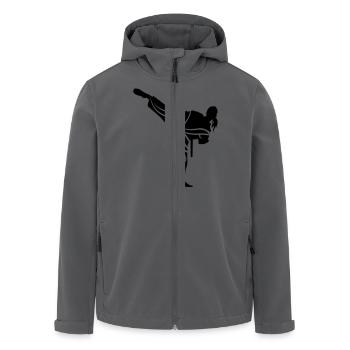 Tribal Kampfsport female de - Recycelte Männer Softshell-Jacke von Stanley/Stella - Anthrazit - Vorne - AI Model Male 185 light (185cm)