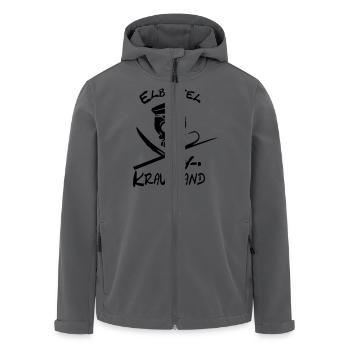 Elbinsel-Krautsand - Recycelte Männer Softshell-Jacke von Stanley/Stella - Anthrazit - Vorne - AI Model Male 185 light (185cm)