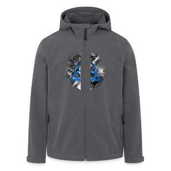 Mystic Guitar - Recycelte Männer Softshell-Jacke von Stanley/Stella - Anthrazit - Vorne - AI Model Male 185 light (185cm)