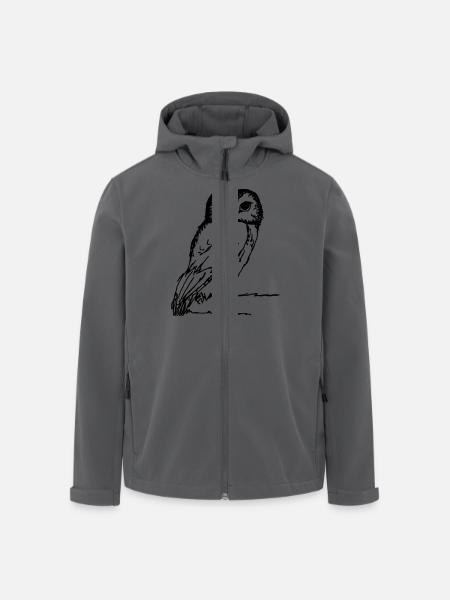 bUhU - Recycelte Männer Softshell-Jacke von Stanley/Stella - Anthrazit