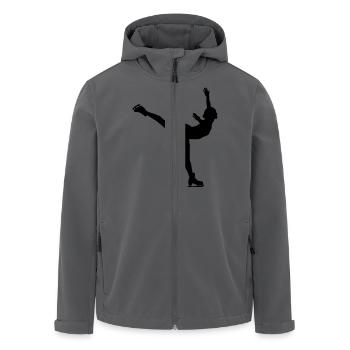 Figure skater - Recycelte Männer Softshell-Jacke von Stanley/Stella - Anthrazit - Vorne - AI Model Male 185 light (185cm)