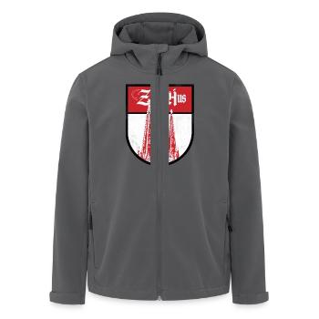 Kölner Dom Heimatstadt - Recycelte Männer Softshell-Jacke von Stanley/Stella - Anthrazit - Vorne - AI Model Male 185 light (185cm)