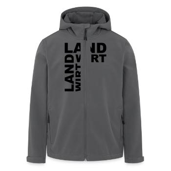 Landwirt - Recycelte Männer Softshell-Jacke von Stanley/Stella - Anthrazit - Vorne - AI Model Male 185 light (185cm)