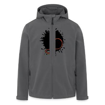 shisha splat - Recycelte Männer Softshell-Jacke von Stanley/Stella - Anthrazit - Vorne - AI Model Male 185 light (185cm)