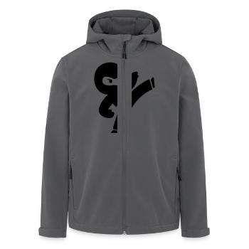 ninja - Recycelte Männer Softshell-Jacke von Stanley/Stella - Anthrazit - Vorne - AI Model Male 185 light (185cm)