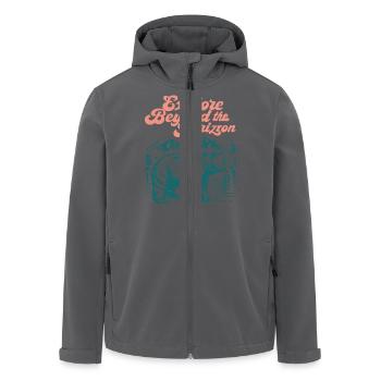 Erkunden Sie hinter dem Horizont - Recycelte Männer Softshell-Jacke von Stanley/Stella - Anthrazit - Vorne - AI Model Male 185 light (185cm)