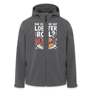 Für echte Lobster-Fans - Recycelte Männer Softshell-Jacke von Stanley/Stella - Anthrazit - Vorne - AI Model Male 185 light (185cm)