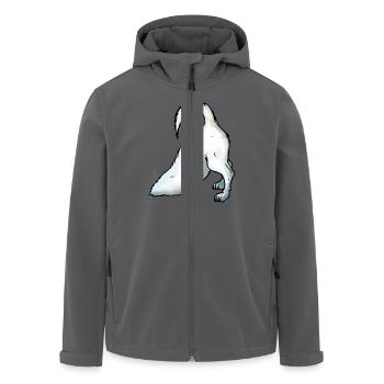 Jack Russel buddelt - Recycelte Männer Softshell-Jacke von Stanley/Stella - Anthrazit - Vorne - AI Model Male 185 light (185cm)