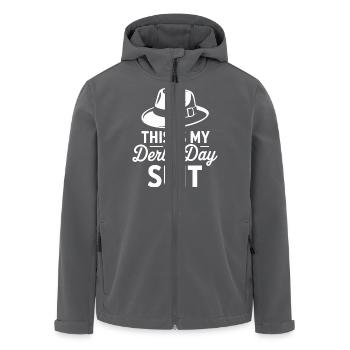 Mein Derby Tagesanzug - Recycelte Männer Softshell-Jacke von Stanley/Stella - Anthrazit - Vorne - AI Model Male 185 light (185cm)