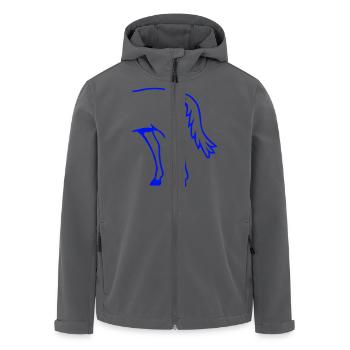 Halbes Pferd Hinterteil Hinten Hintere Hälfte Spaß - Recycelte Männer Softshell-Jacke von Stanley/Stella - Anthrazit - Vorne - AI Model Male 185 light (185cm)