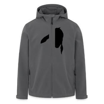 indian - Recycelte Männer Softshell-Jacke von Stanley/Stella - Anthrazit - Vorne - AI Model Male 185 light (185cm)