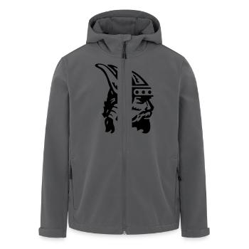 wicking T Shirt selber gestalten - Recycelte Männer Softshell-Jacke von Stanley/Stella - Anthrazit - Vorne - AI Model Male 185 light (185cm)