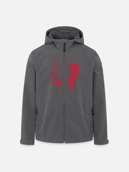 Lenin - Recycelte Männer Softshell-Jacke von Stanley/Stella - Anthrazit