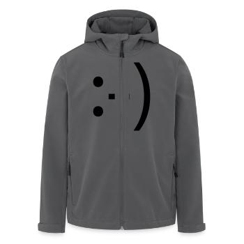 smile :-) - Recycelte Männer Softshell-Jacke von Stanley/Stella - Anthrazit - Vorne - AI Model Male 185 light (185cm)