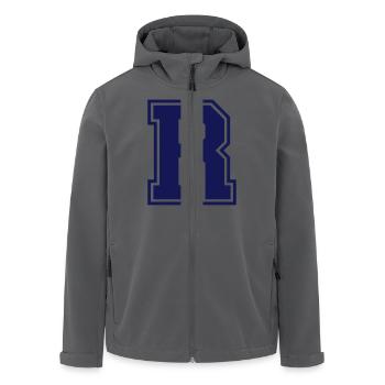 r - Recycelte Männer Softshell-Jacke von Stanley/Stella - Anthrazit - Vorne - AI Model Male 185 light (185cm)