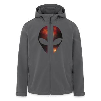 Alien - Recycelte Männer Softshell-Jacke von Stanley/Stella - Anthrazit - Vorne - AI Model Male 185 light (185cm)