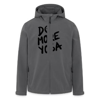 Do more yoga - Recycelte Männer Softshell-Jacke von Stanley/Stella - Anthrazit - Vorne - AI Model Male 185 light (185cm)