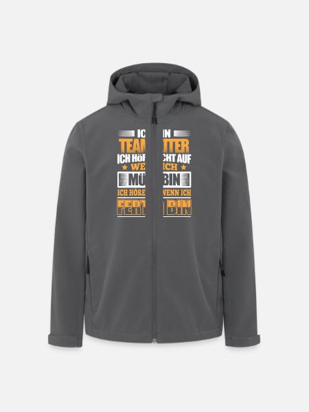 TEAMLEITER - Der Fertigsteller - Recycelte Männer Softshell-Jacke von Stanley/Stella - Anthrazit