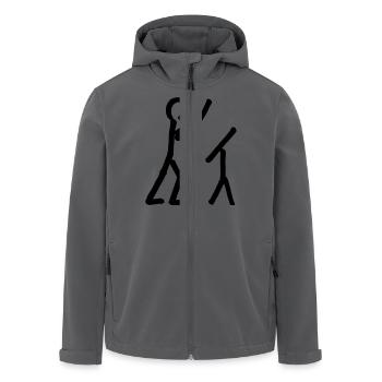 Dirigent an Dirigierpult - Recycelte Männer Softshell-Jacke von Stanley/Stella - Anthrazit - Vorne - AI Model Male 185 light (185cm)