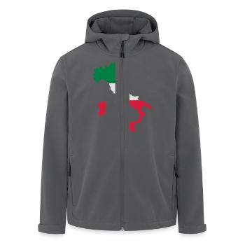 italien - Recycelte Männer Softshell-Jacke von Stanley/Stella - Anthrazit - Vorne - AI Model Male 185 light (185cm)