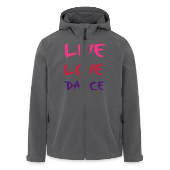 Dance - Recycelte Männer Softshell-Jacke von Stanley/Stella - Anthrazit - Vorne - AI Model Male 185 light (185cm)