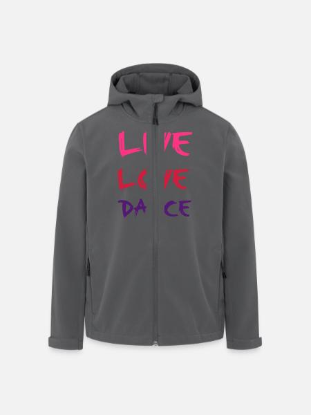 Dance - Recycelte Männer Softshell-Jacke von Stanley/Stella - Anthrazit
