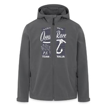 Ocean Sailing Race - Recycelte Männer Softshell-Jacke von Stanley/Stella - Anthrazit - Vorne - AI Model Male 185 light (185cm)