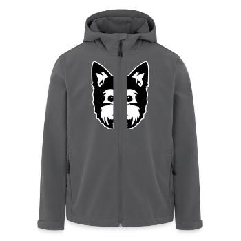 Yorkshire Terrier - Recycelte Männer Softshell-Jacke von Stanley/Stella - Anthrazit - Vorne - AI Model Male 185 light (185cm)