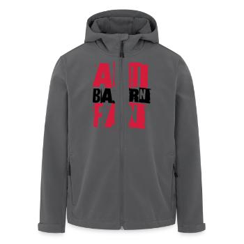 ANTI BAYERN FAN - Recycelte Männer Softshell-Jacke von Stanley/Stella - Anthrazit - Vorne - AI Model Male 185 light (185cm)