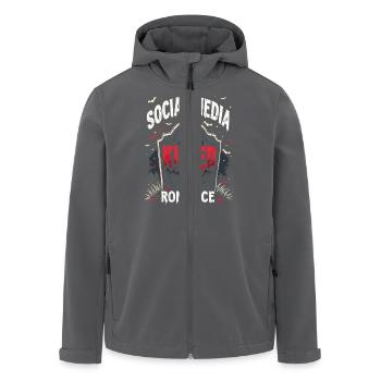 Social Media Killed the Romance - Recycelte Männer Softshell-Jacke von Stanley/Stella - Anthrazit - Vorne - AI Model Male 185 light (185cm)