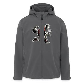 Basketball Basketballer - Recycelte Männer Softshell-Jacke von Stanley/Stella - Anthrazit - Vorne - AI Model Male 185 light (185cm)