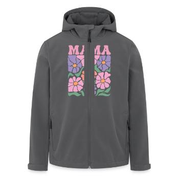 Mama - Recycelte Männer Softshell-Jacke von Stanley/Stella - Anthrazit - Vorne - AI Model Male 185 light (185cm)