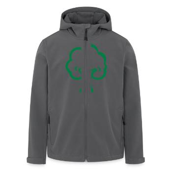 baum - Recycelte Männer Softshell-Jacke von Stanley/Stella - Anthrazit - Vorne - AI Model Male 185 light (185cm)
