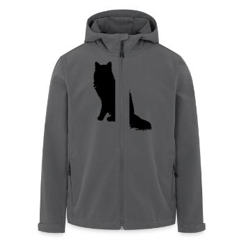 Maine Coon - Recycelte Männer Softshell-Jacke von Stanley/Stella - Anthrazit - Vorne - AI Model Male 185 light (185cm)