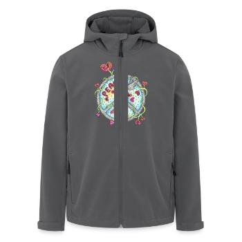 Peace - Recycelte Männer Softshell-Jacke von Stanley/Stella - Anthrazit - Vorne - AI Model Male 185 light (185cm)