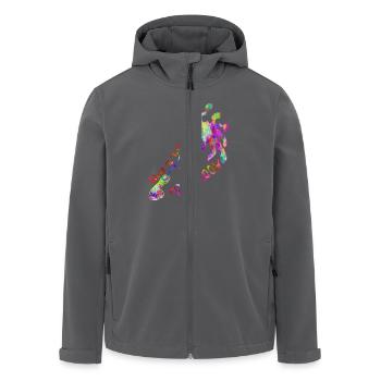 Taste the Rainbow - Recycelte Männer Softshell-Jacke von Stanley/Stella - Anthrazit - Vorne - AI Model Male 185 light (185cm)