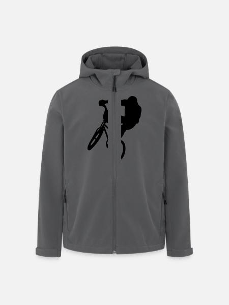 bmx sport - Recycelte Männer Softshell-Jacke von Stanley/Stella - Anthrazit