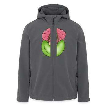 Prinzessin auf der Erbse - Recycelte Männer Softshell-Jacke von Stanley/Stella - Anthrazit - Vorne - AI Model Male 185 light (185cm)
